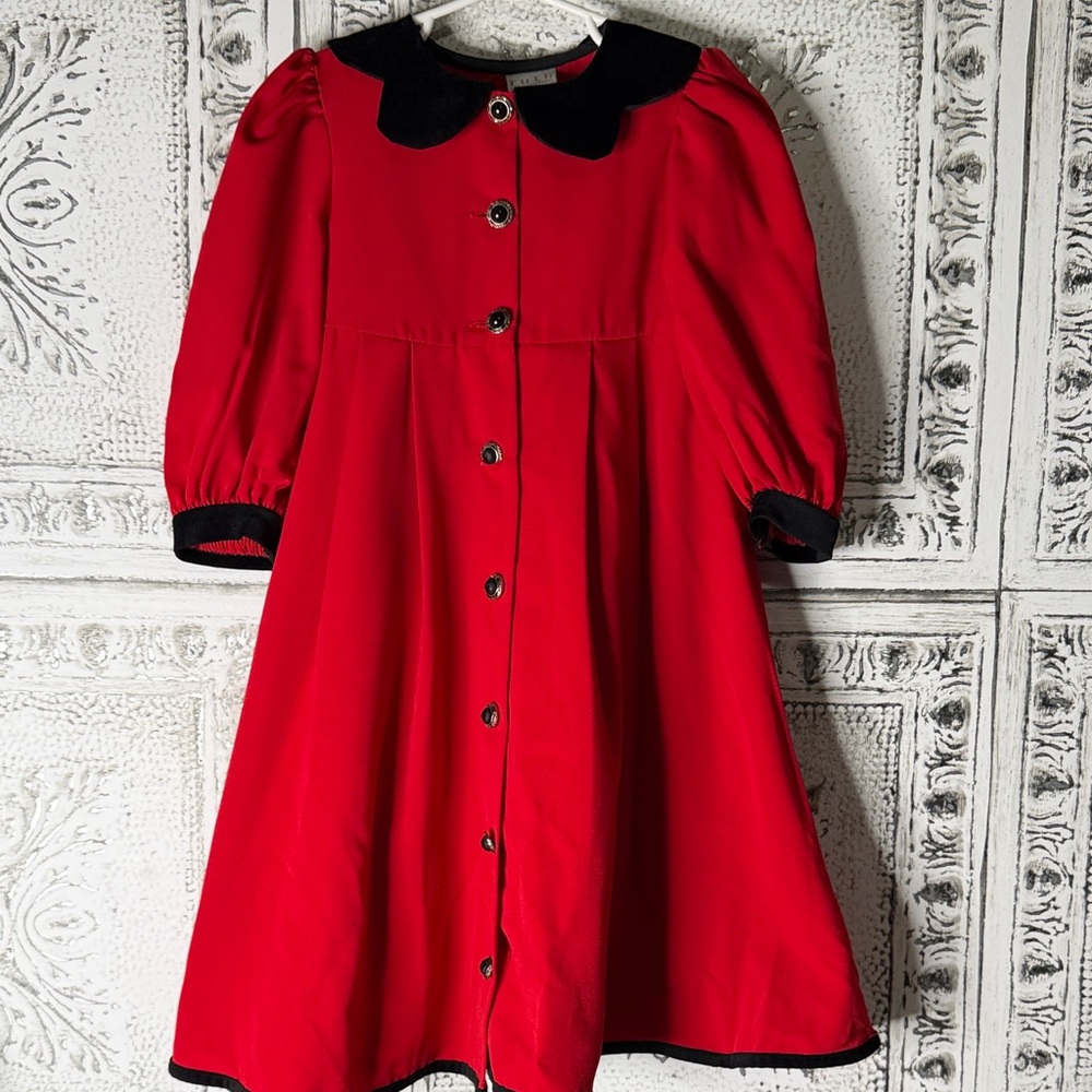 Vintage Girls Winter Over Coat